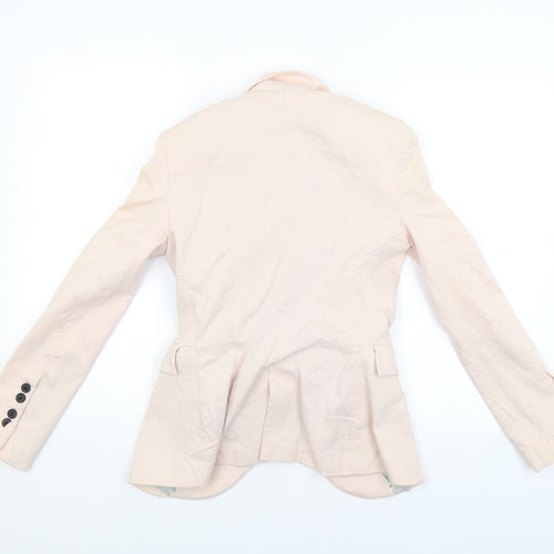 Zara Basic Womens Pink   Jacket Blazer Size L