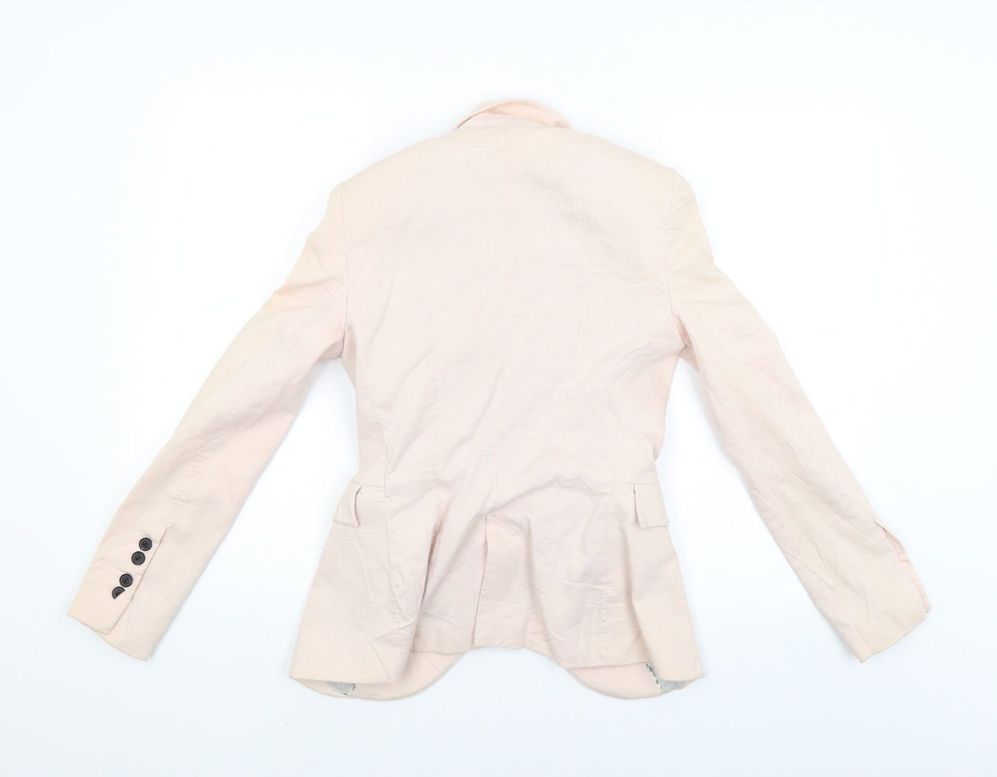 Zara Basic Womens Pink   Jacket Blazer Size L