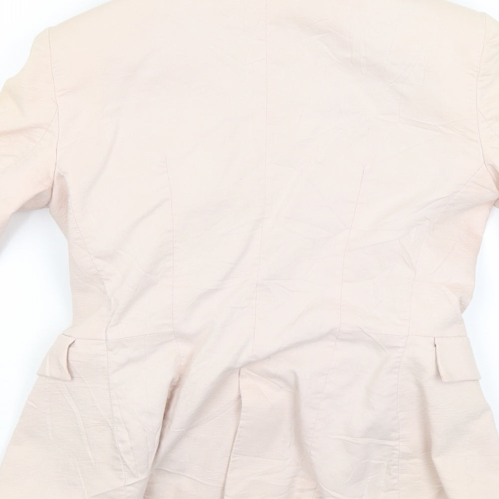 Zara Basic Womens Pink   Jacket Blazer Size L