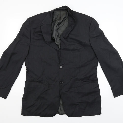 Marks and Spencer Mens Black   Jacket Blazer Size 42