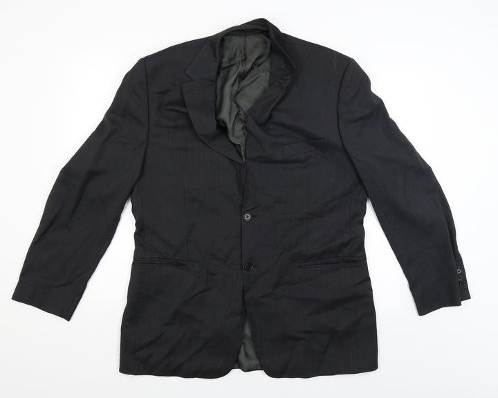 Marks and Spencer Mens Black   Jacket Blazer Size 42