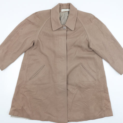 Chanelle Womens Beige   Jacket Coat Size 12