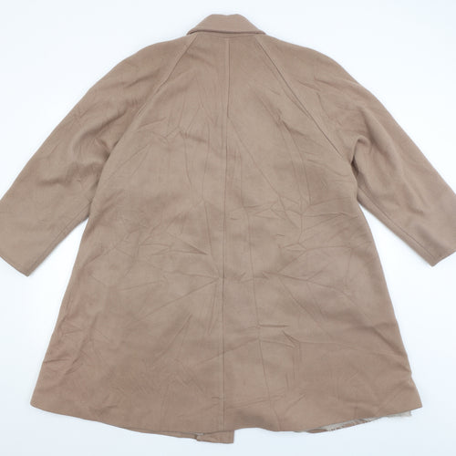 Chanelle Womens Beige   Jacket Coat Size 12
