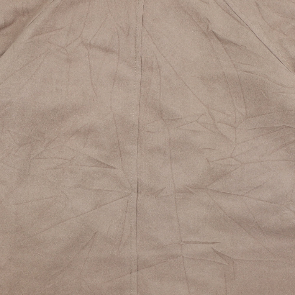Chanelle Womens Beige   Jacket Coat Size 12