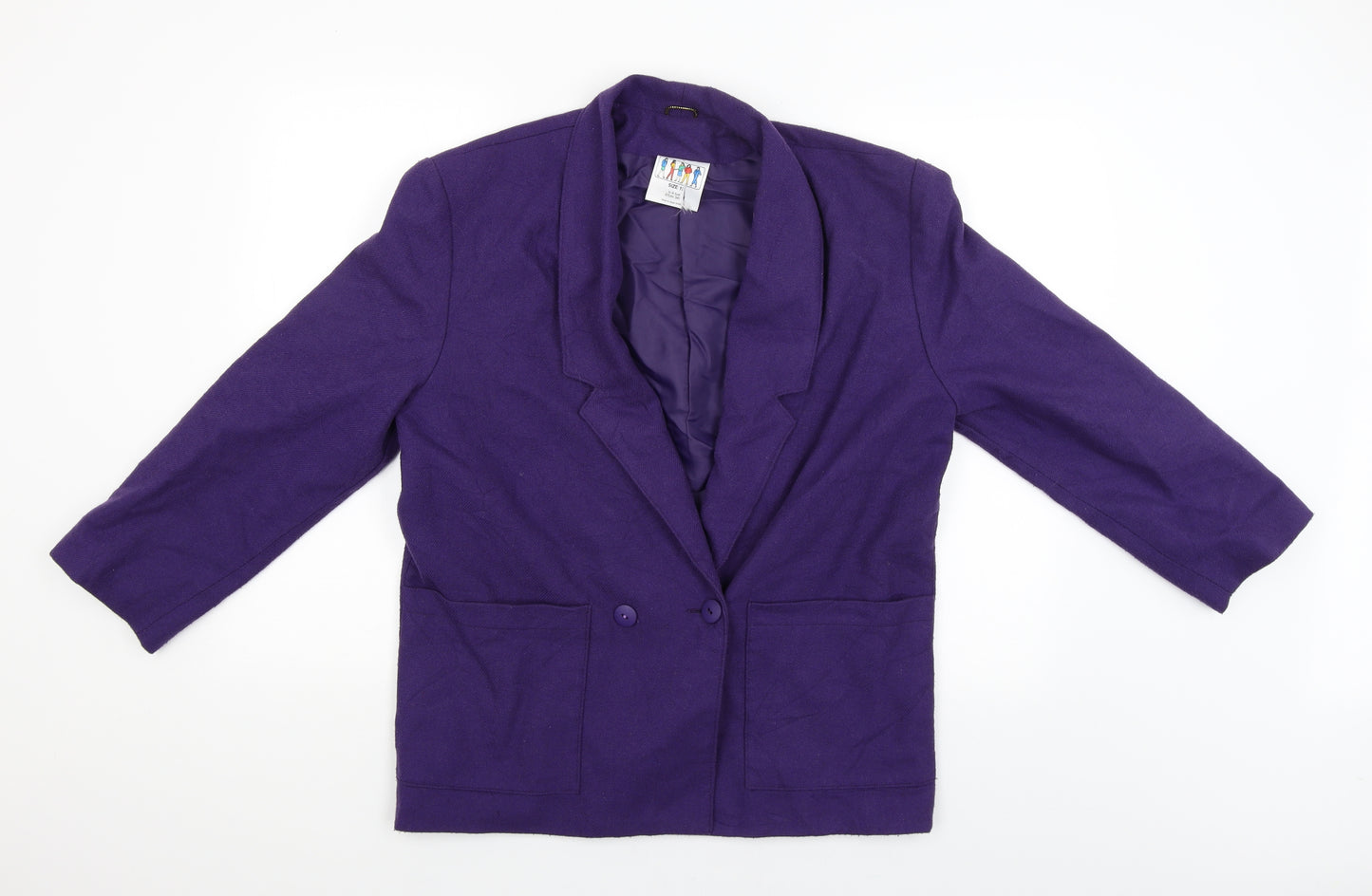 Preworn Womens Purple   Jacket  Size 12