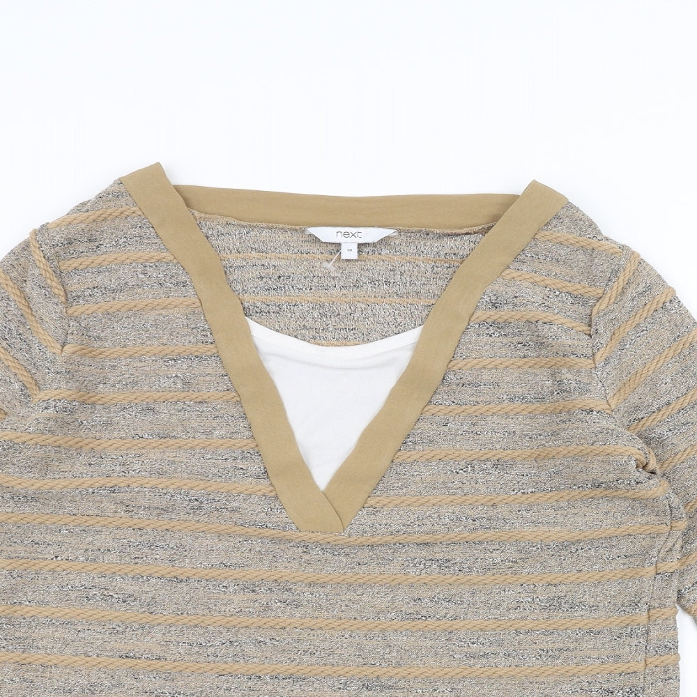 NEXT Womens Brown   Pullover Jumper Size 10