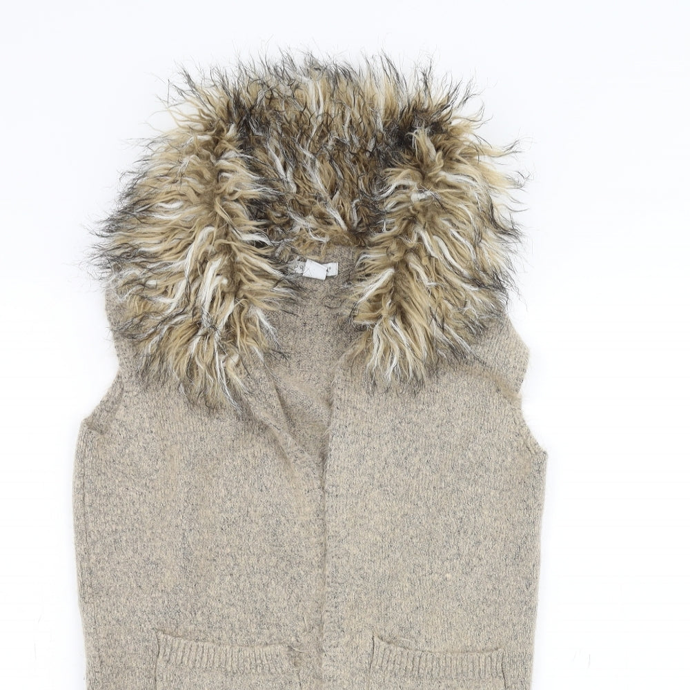 Primark Girls Brown   Jacket Coatigan Size 11-12 Years