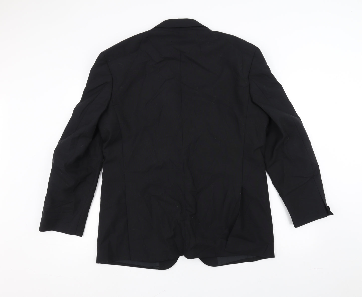 James Barry Mens Black   Jacket Suit Jacket Size 36