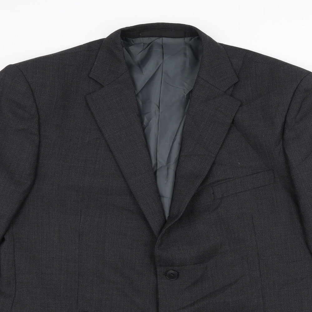 Marks and Spencer Mens Black   Jacket Suit Jacket Size 44
