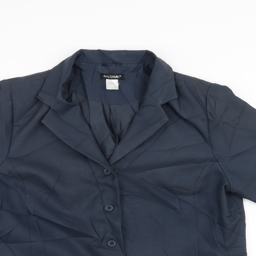 Balsamik Womens Blue   Jacket  Size 20