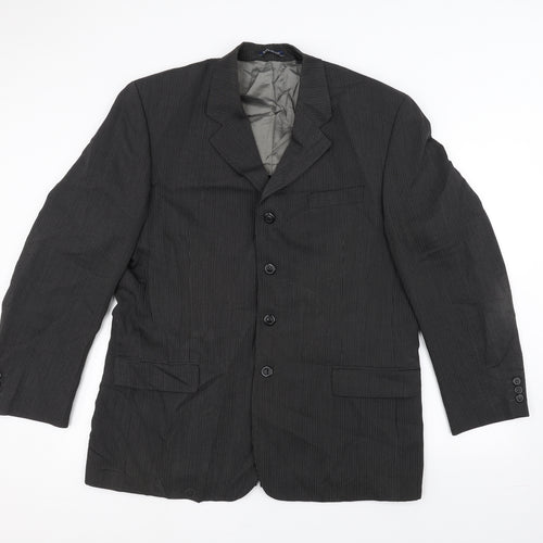 River Island Mens Black   Jacket Suit Jacket Size 44