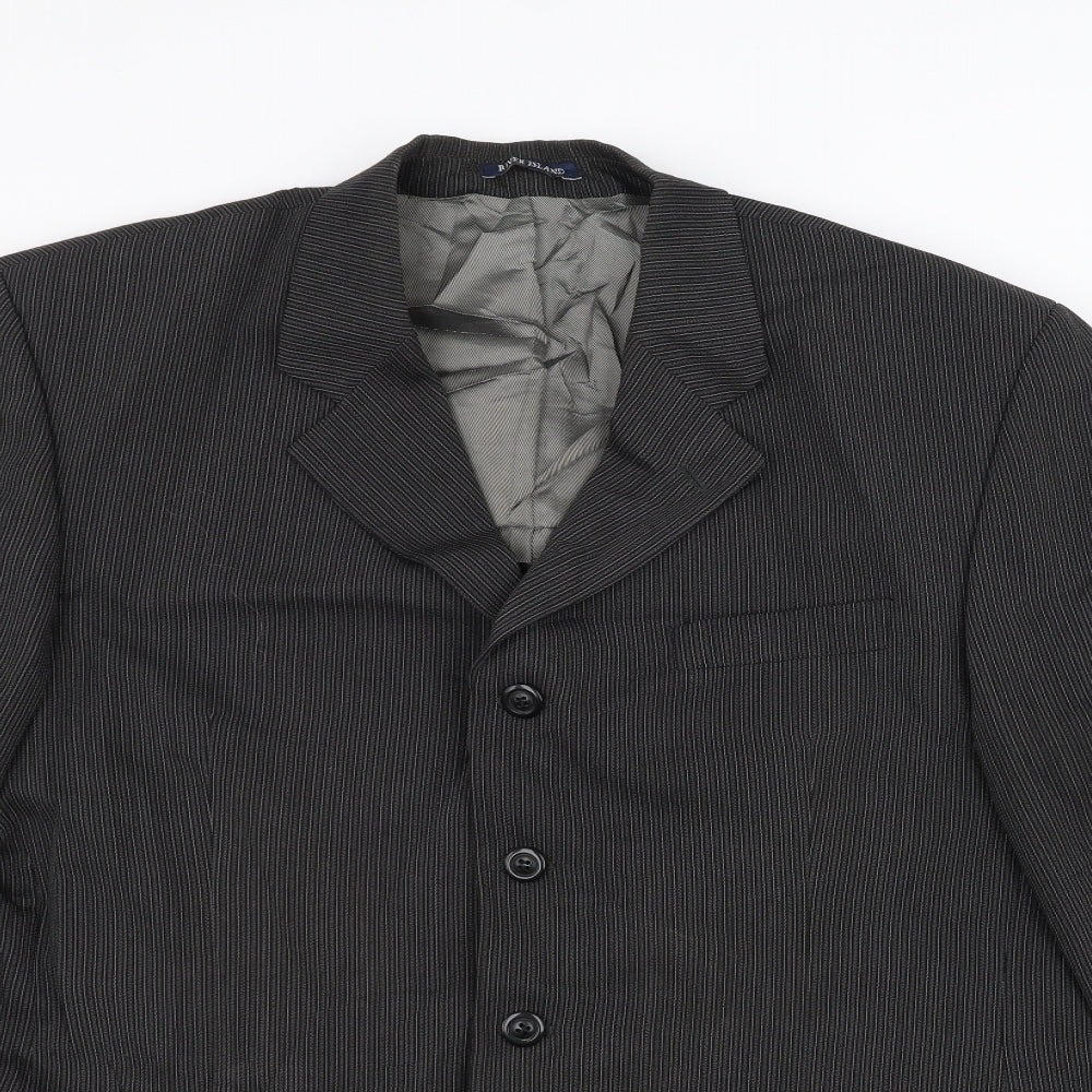 River Island Mens Black   Jacket Suit Jacket Size 44