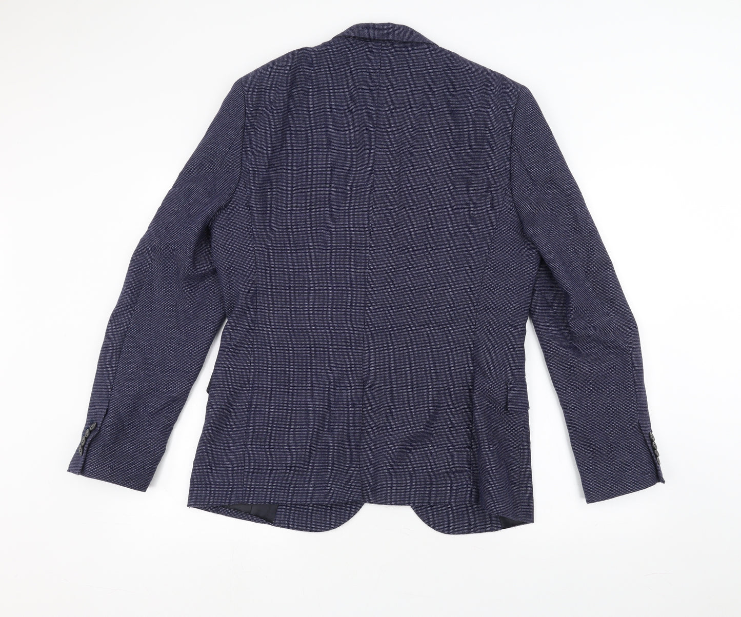 H&M Mens Blue   Jacket Suit Jacket Size 42