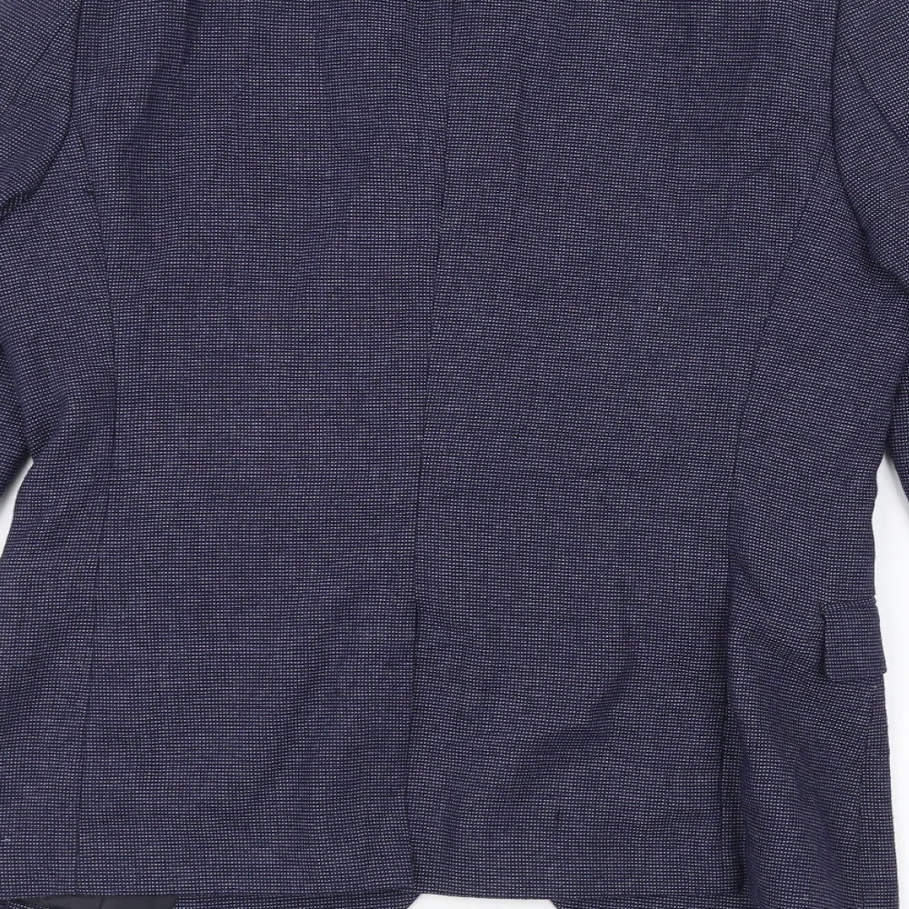 H&M Mens Blue   Jacket Suit Jacket Size 42