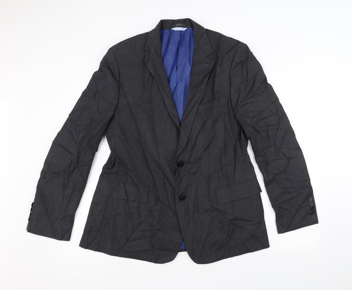 Marks and Spencer Mens Black   Jacket Suit Jacket Size 44