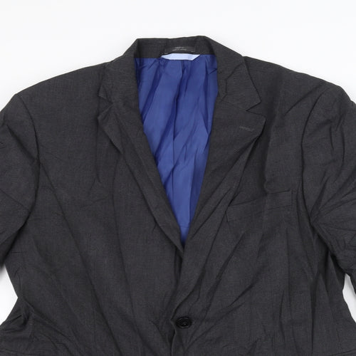 Marks and Spencer Mens Black   Jacket Suit Jacket Size 44