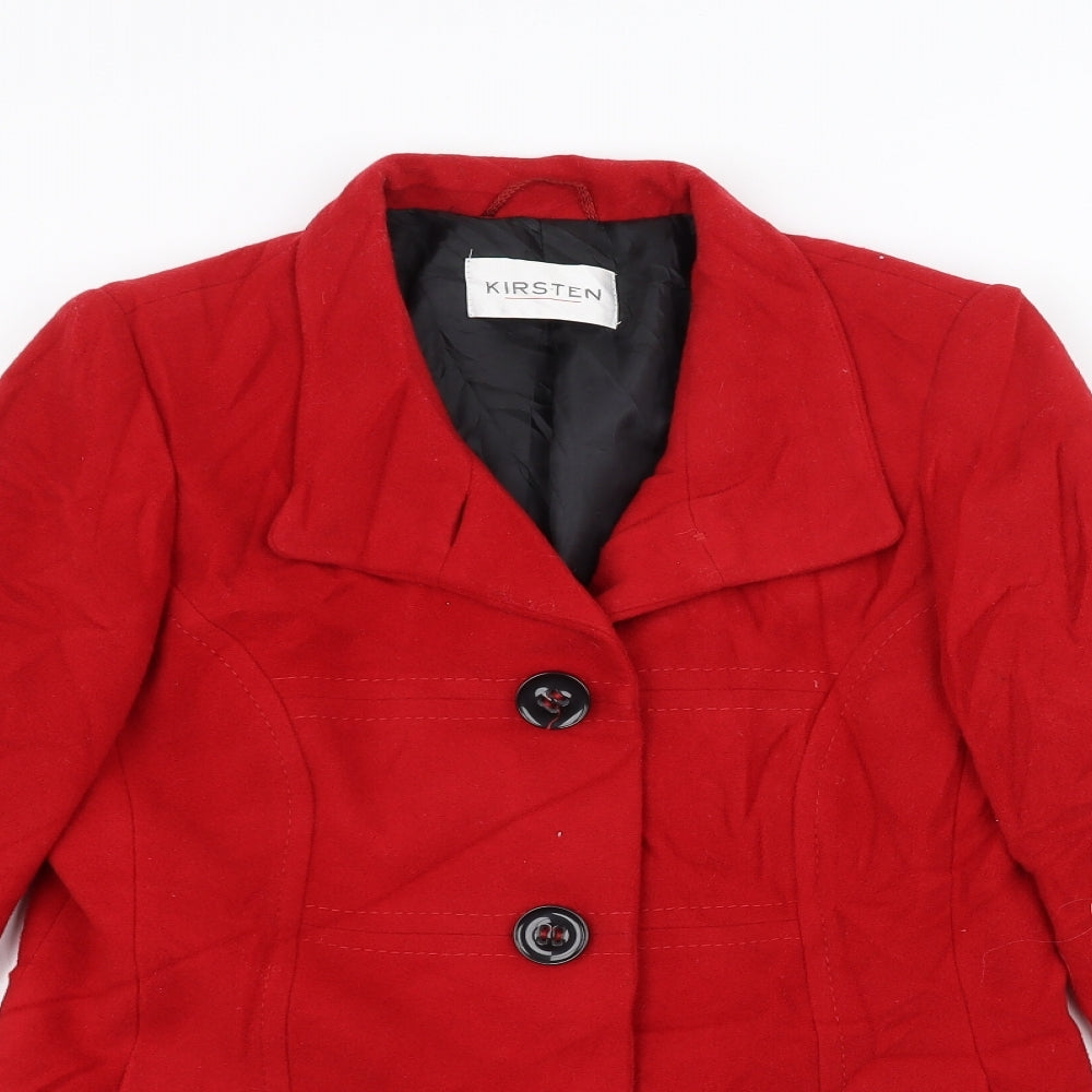 Kirsten Womens Red   Jacket  Size 14