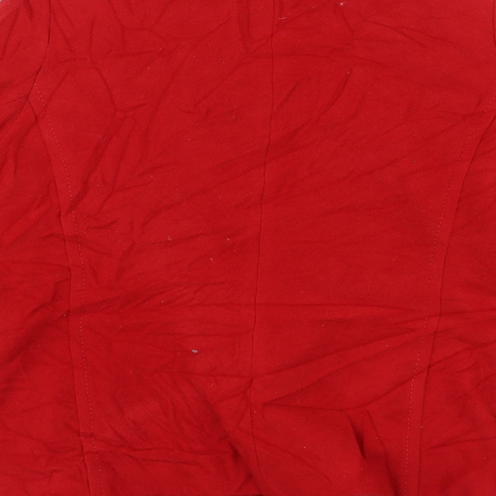 Kirsten Womens Red   Jacket  Size 14