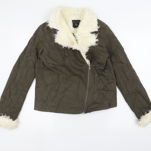 Dorothy Perkins Womens Green   Jacket  Size 10
