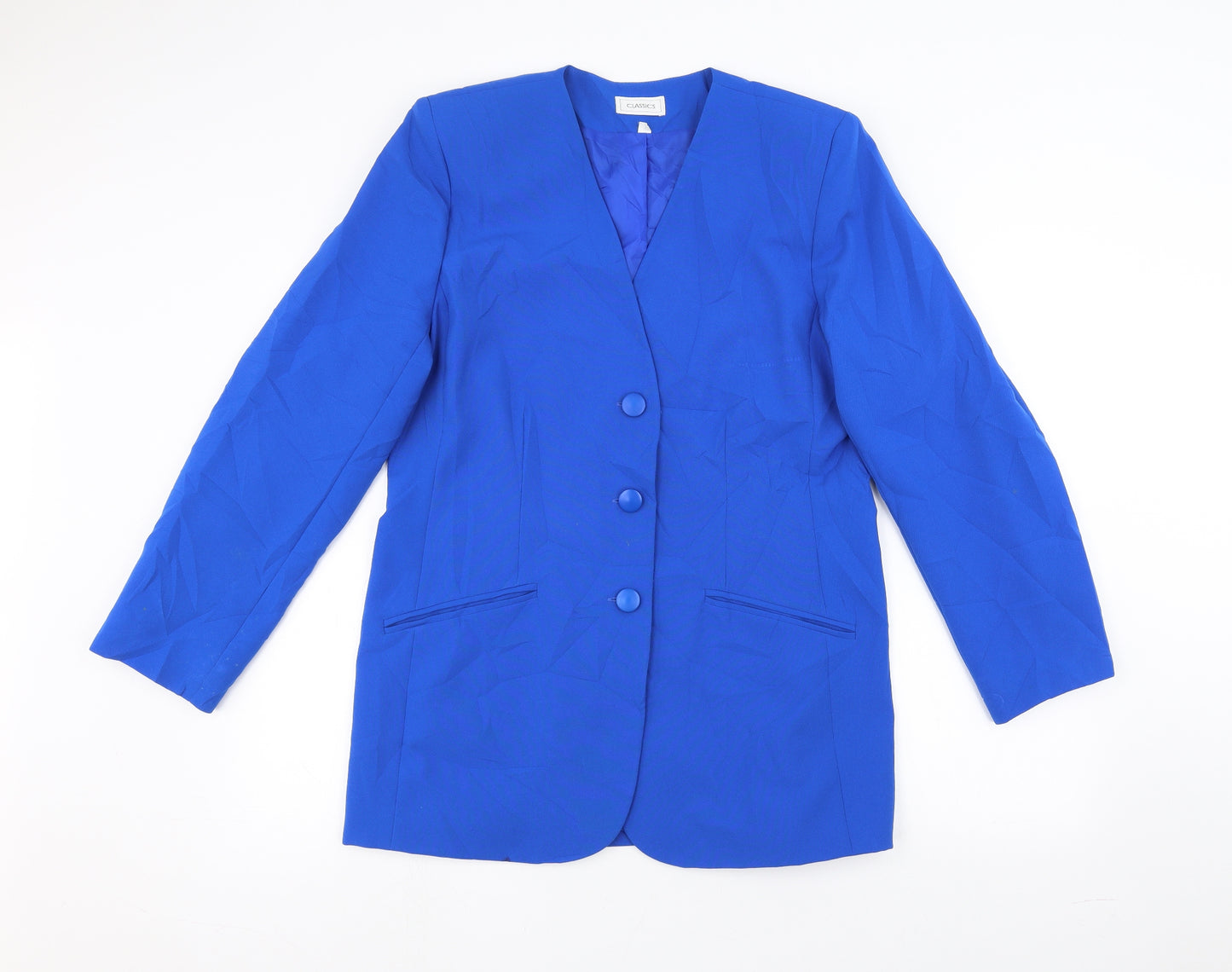 Classics Womens Blue   Jacket  Size 14