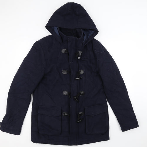 Twisted Soul Womens Blue   Parka Coat Size M