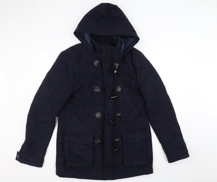 Twisted Soul Womens Blue   Parka Coat Size M