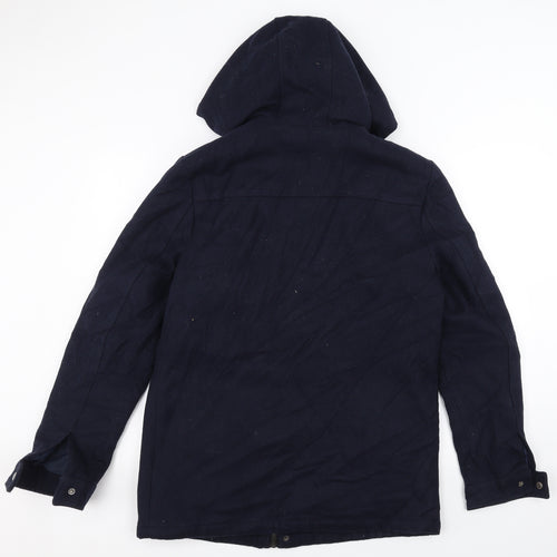 Twisted Soul Womens Blue   Parka Coat Size M