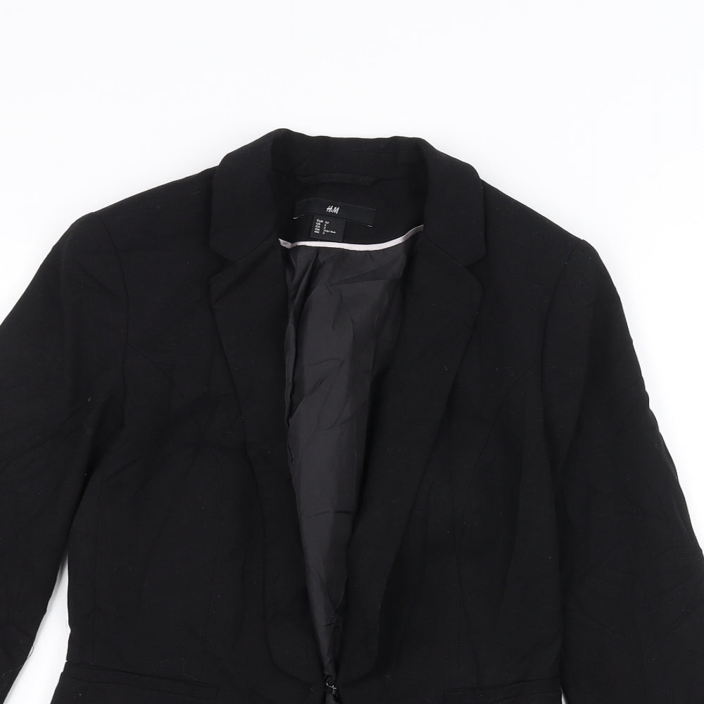 H&M Womens Black   Jacket  Size 4