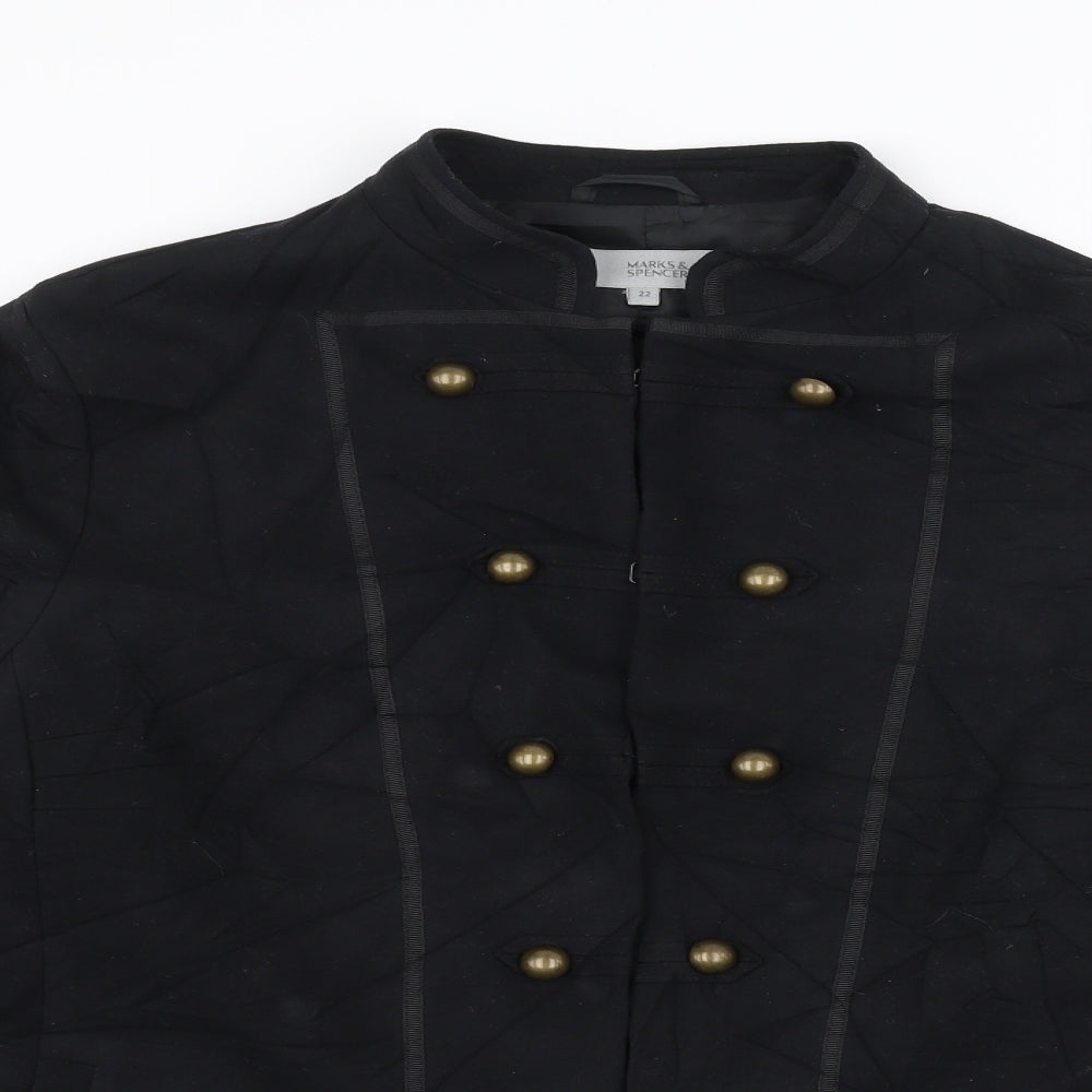 Marks and Spencer Womens Black   Jacket  Size 22