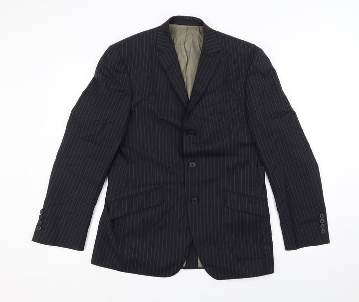 Marks and Spencer Mens Blue   Jacket Suit Jacket Size 38