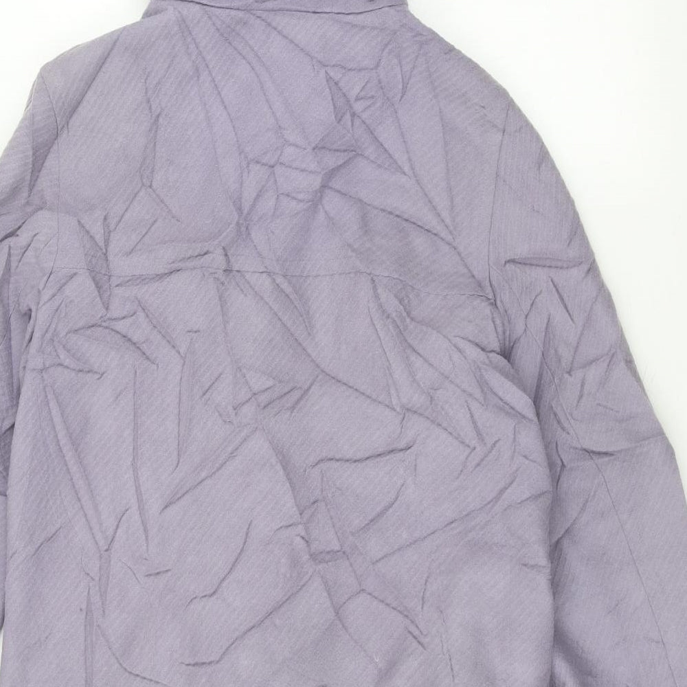 Marks and Spencer Womens Purple   Parka Coat Size 14
