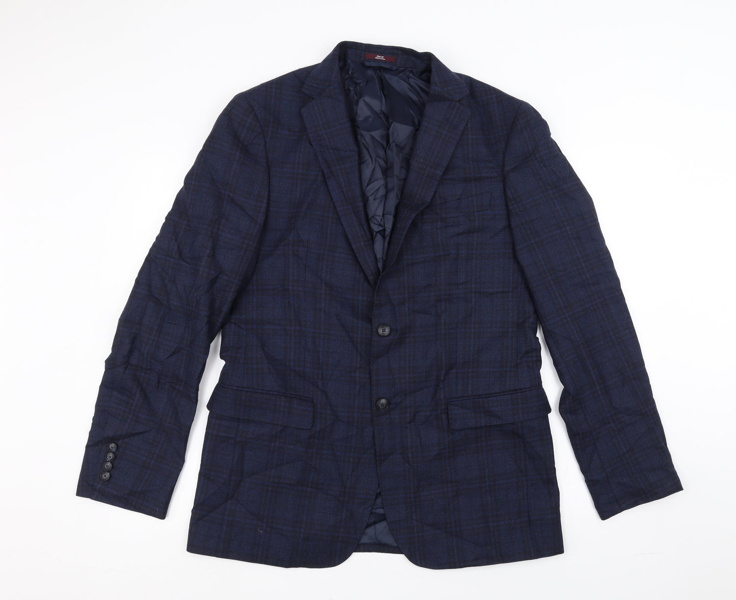 Marks and Spencer Mens Blue   Jacket Suit Jacket Size 36