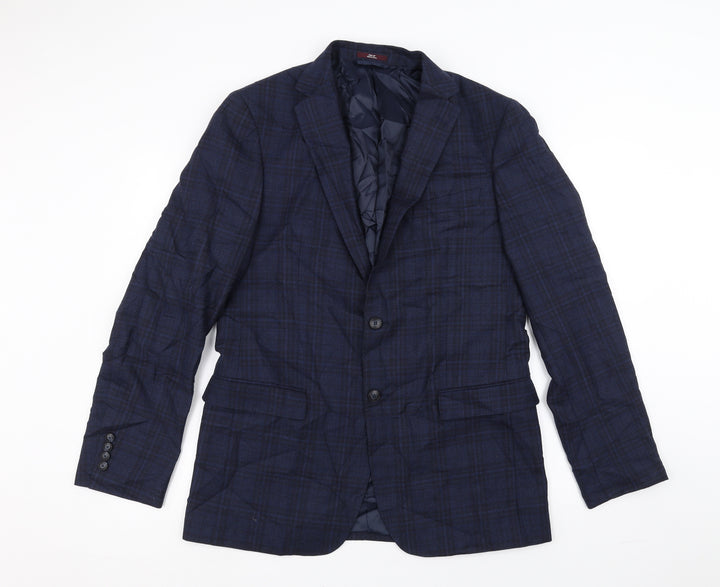 Marks and Spencer Mens Blue   Jacket Suit Jacket Size 36
