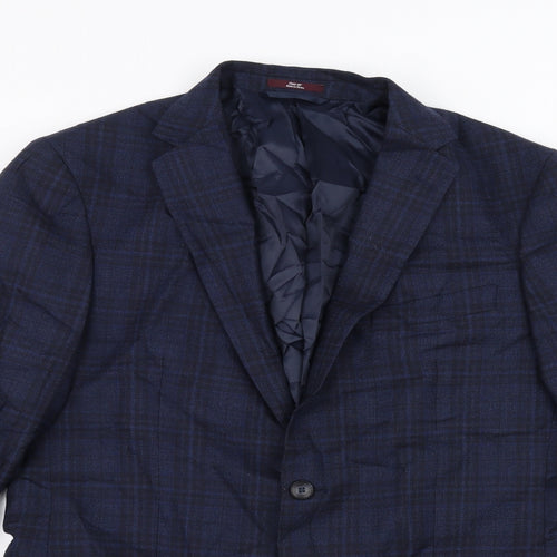 Marks and Spencer Mens Blue   Jacket Suit Jacket Size 36