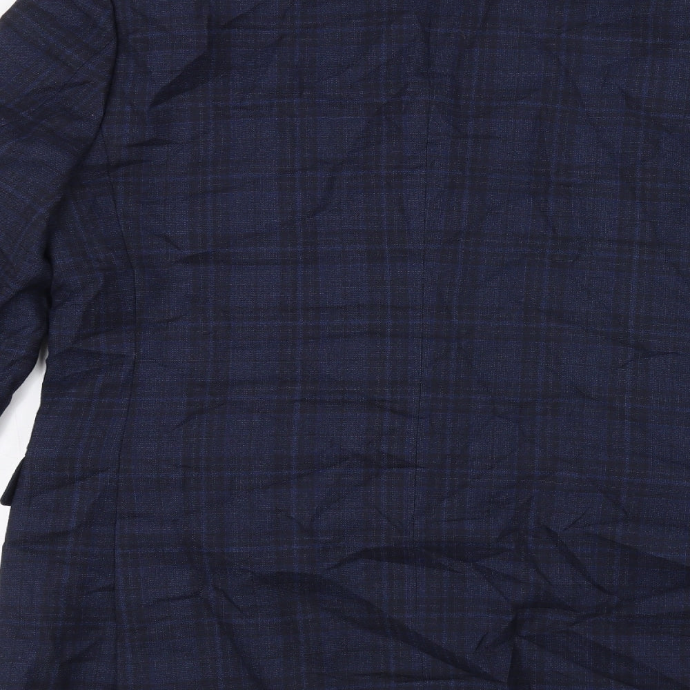 Marks and Spencer Mens Blue   Jacket Suit Jacket Size 36