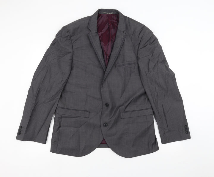 Marks and Spencer Mens Grey   Jacket Suit Jacket Size 42