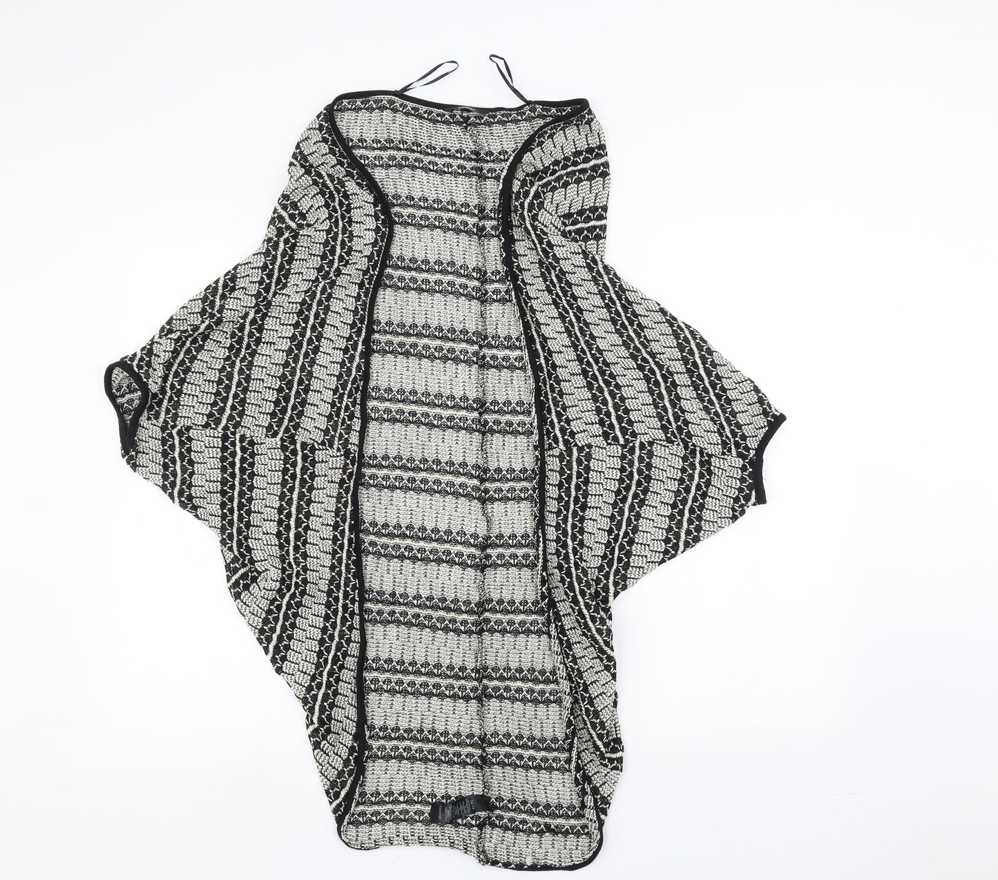 George Womens White Striped  Cardigan Jumper Size 16