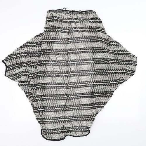 George Womens White Striped  Cardigan Jumper Size 16