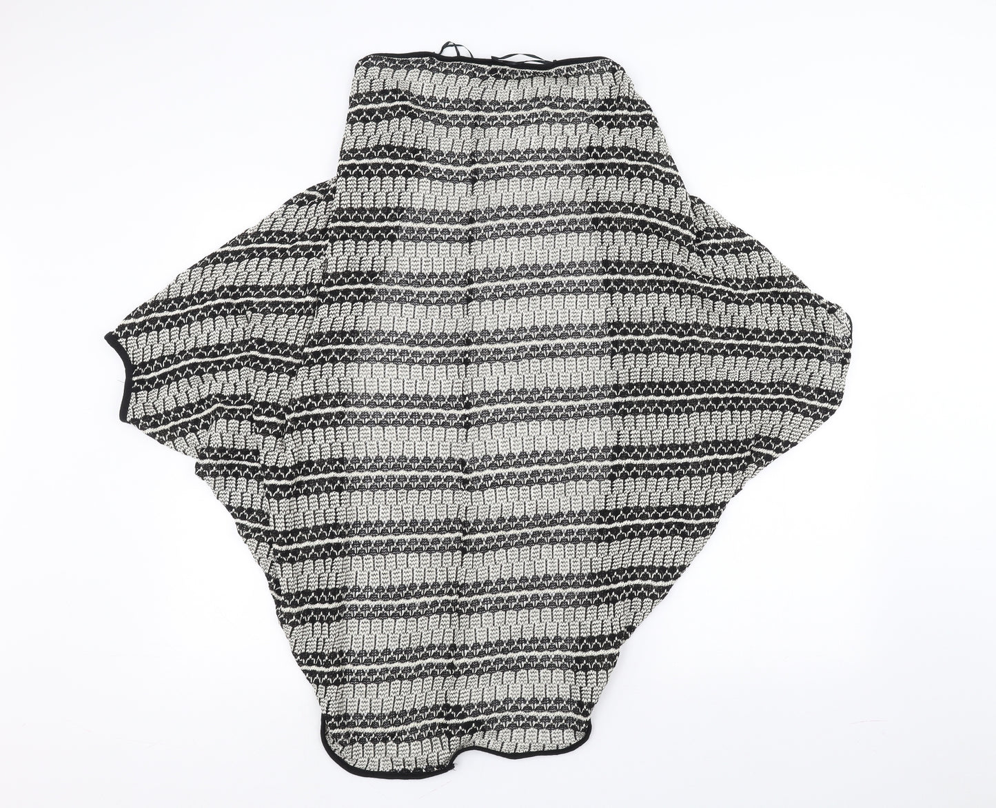 George Womens White Striped  Cardigan Jumper Size 16