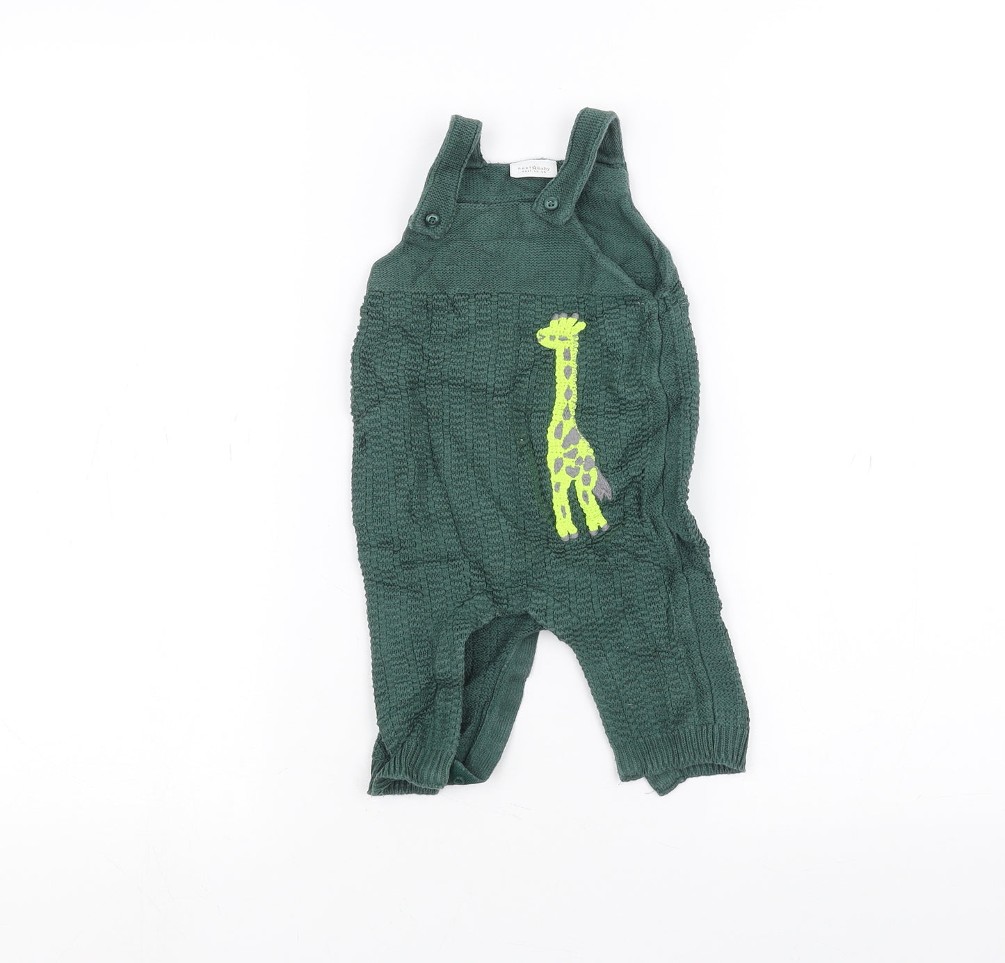 NEXT Baby Green   Dungaree One-Piece Size 3-6 Months