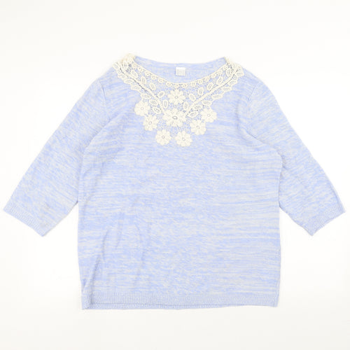 Preworn Womens Blue   Pullover Jumper Size 16