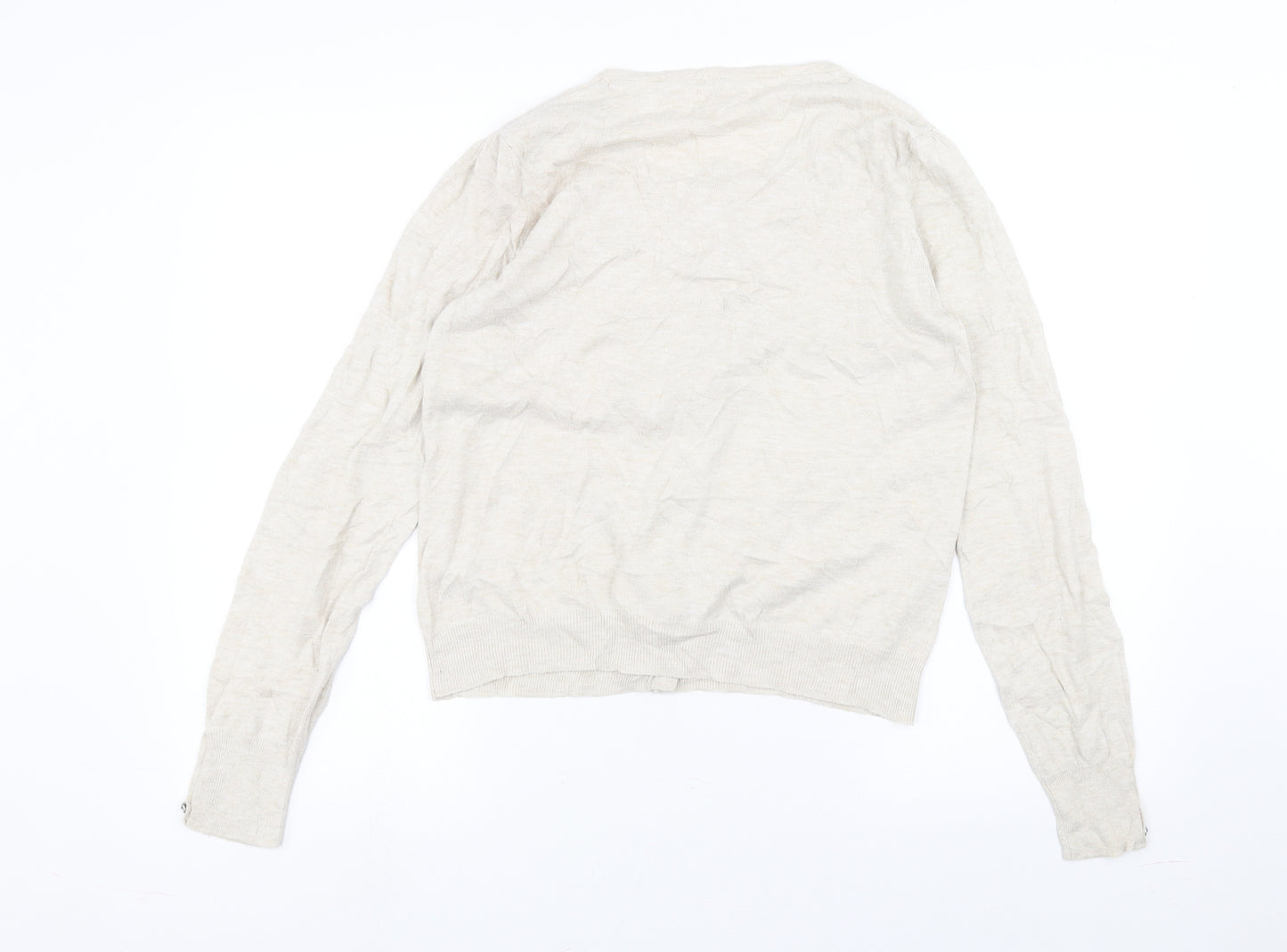 NEXT Womens White   Cardigan Jumper Size 12
