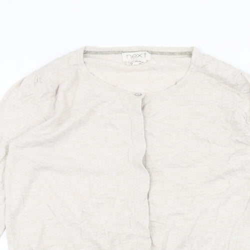 NEXT Womens White   Cardigan Jumper Size 12