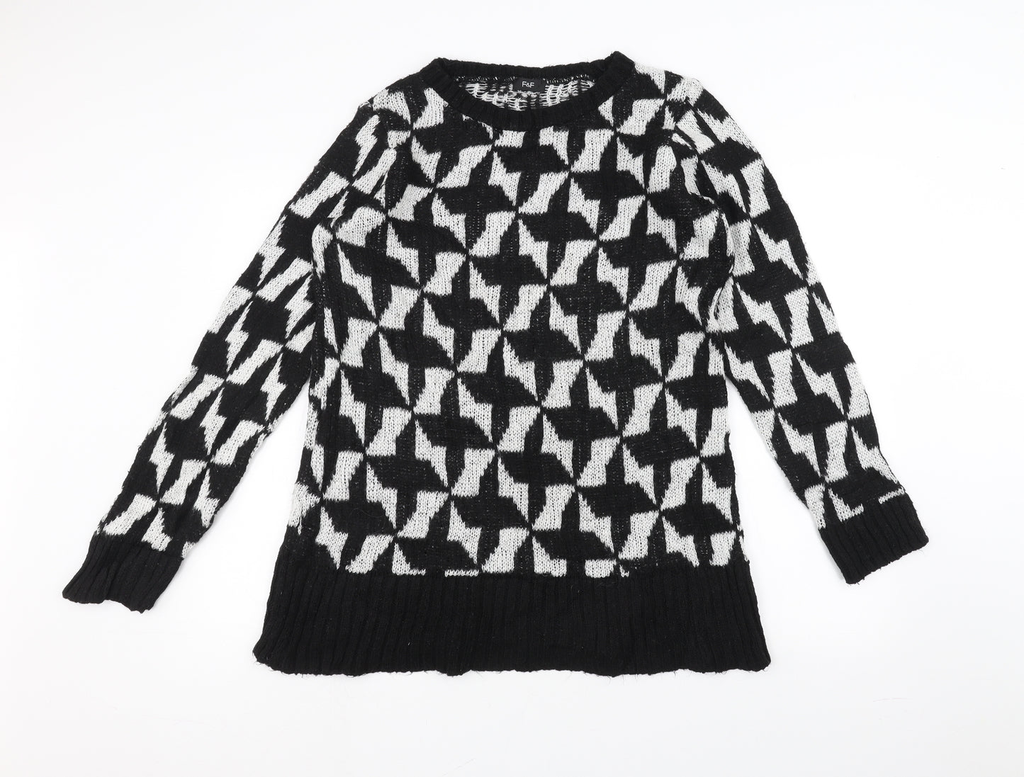 F&F Womens Black   Pullover Jumper Size 16