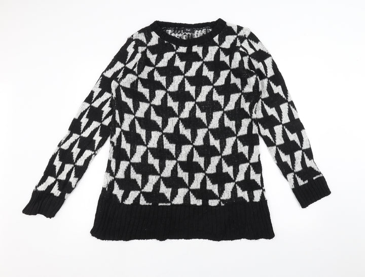 F&F Womens Black   Pullover Jumper Size 16