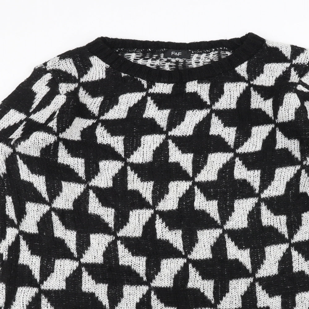 F&F Womens Black   Pullover Jumper Size 16