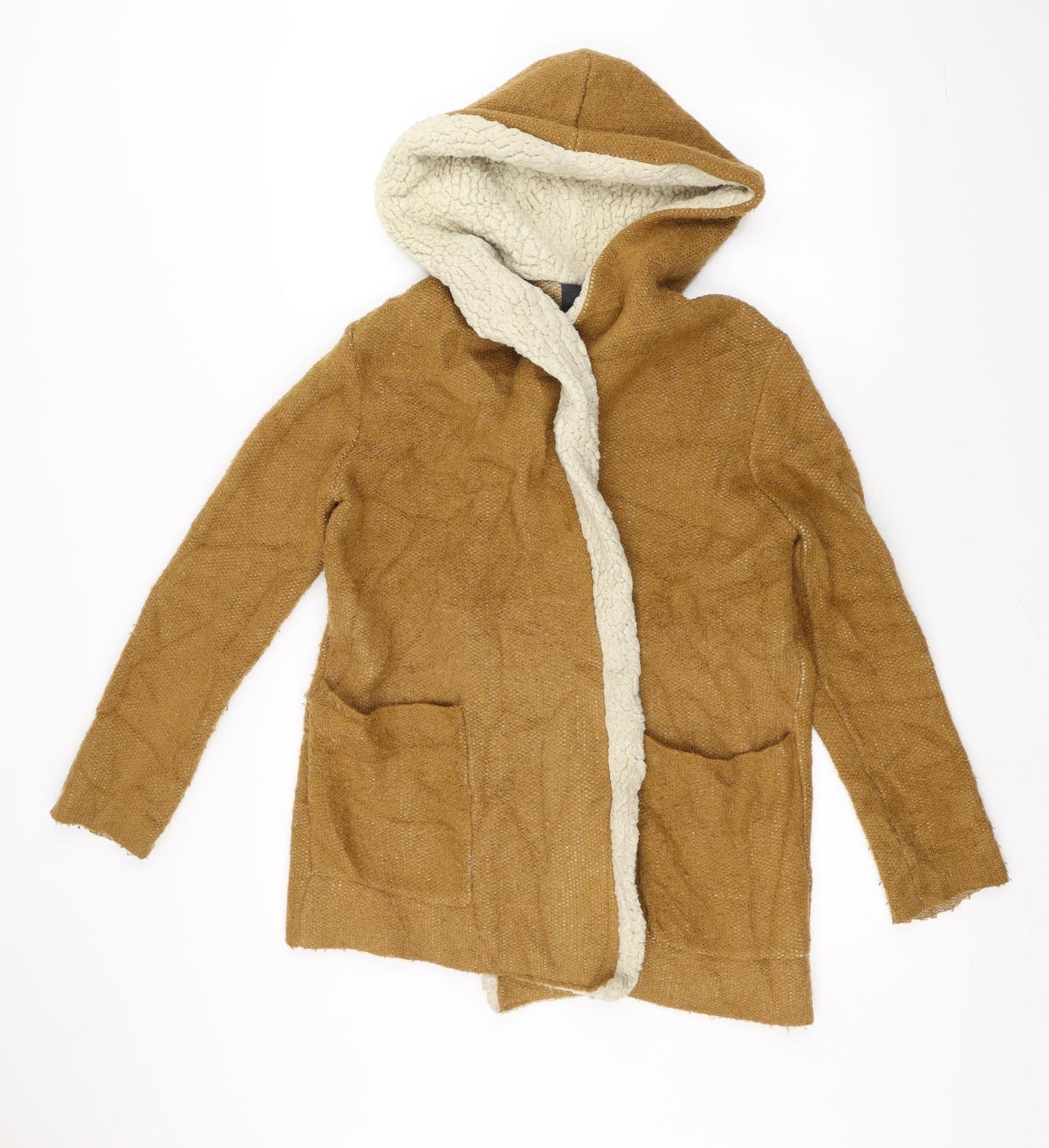 Zara Womens Brown   Parka Coat Size M