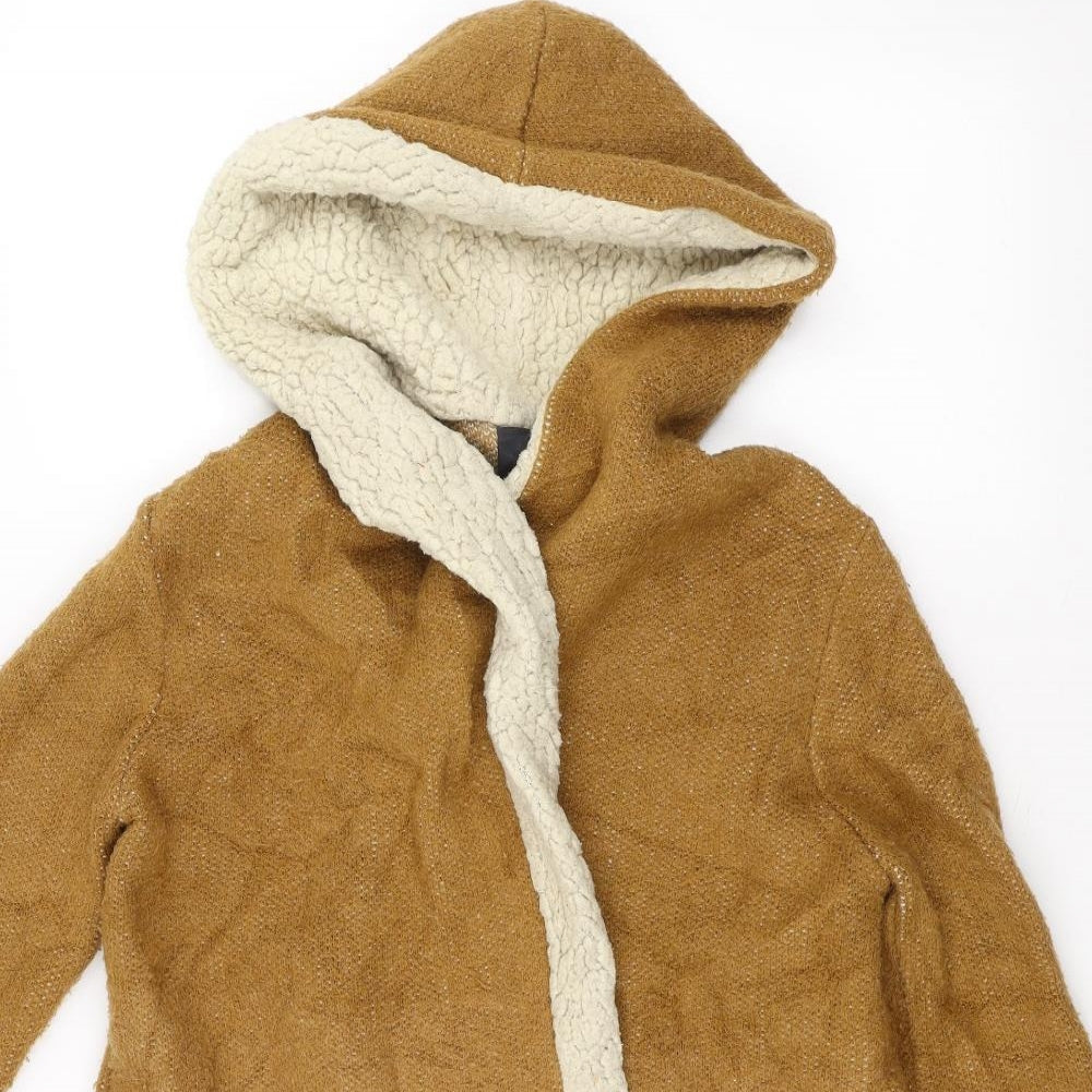 Zara Womens Brown   Parka Coat Size M