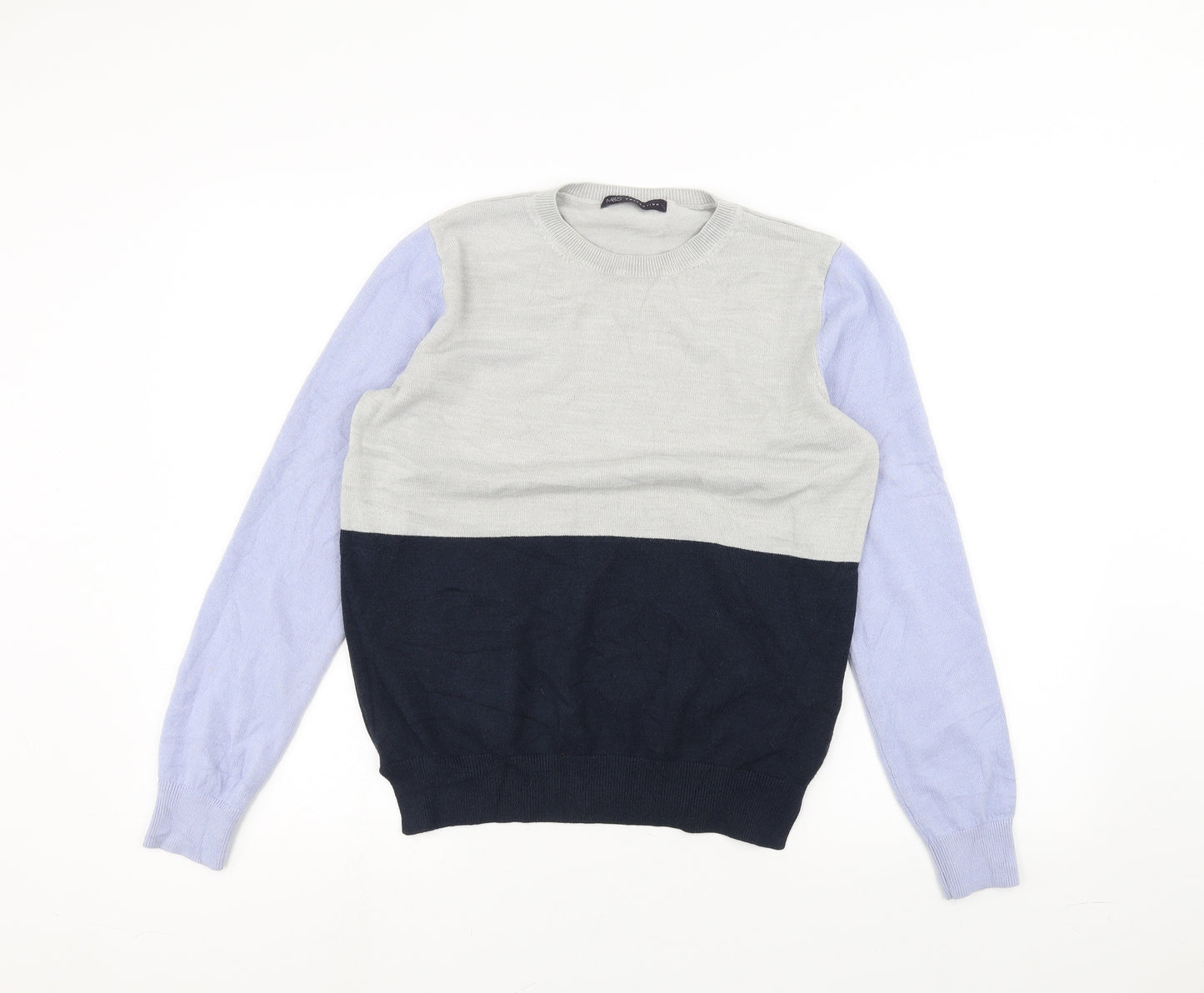 Marks and Spencer Womens Blue   Pullover Jumper Size 12