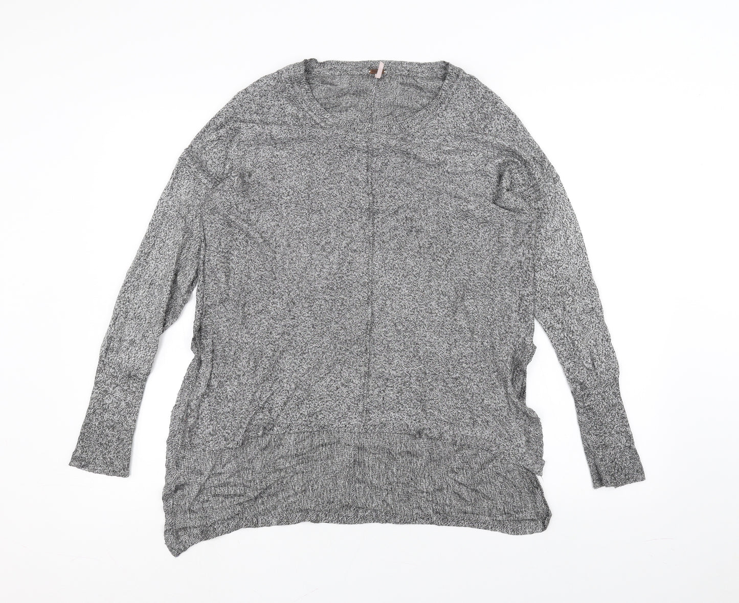 Poof Womens Grey   Pullover Jumper Size M